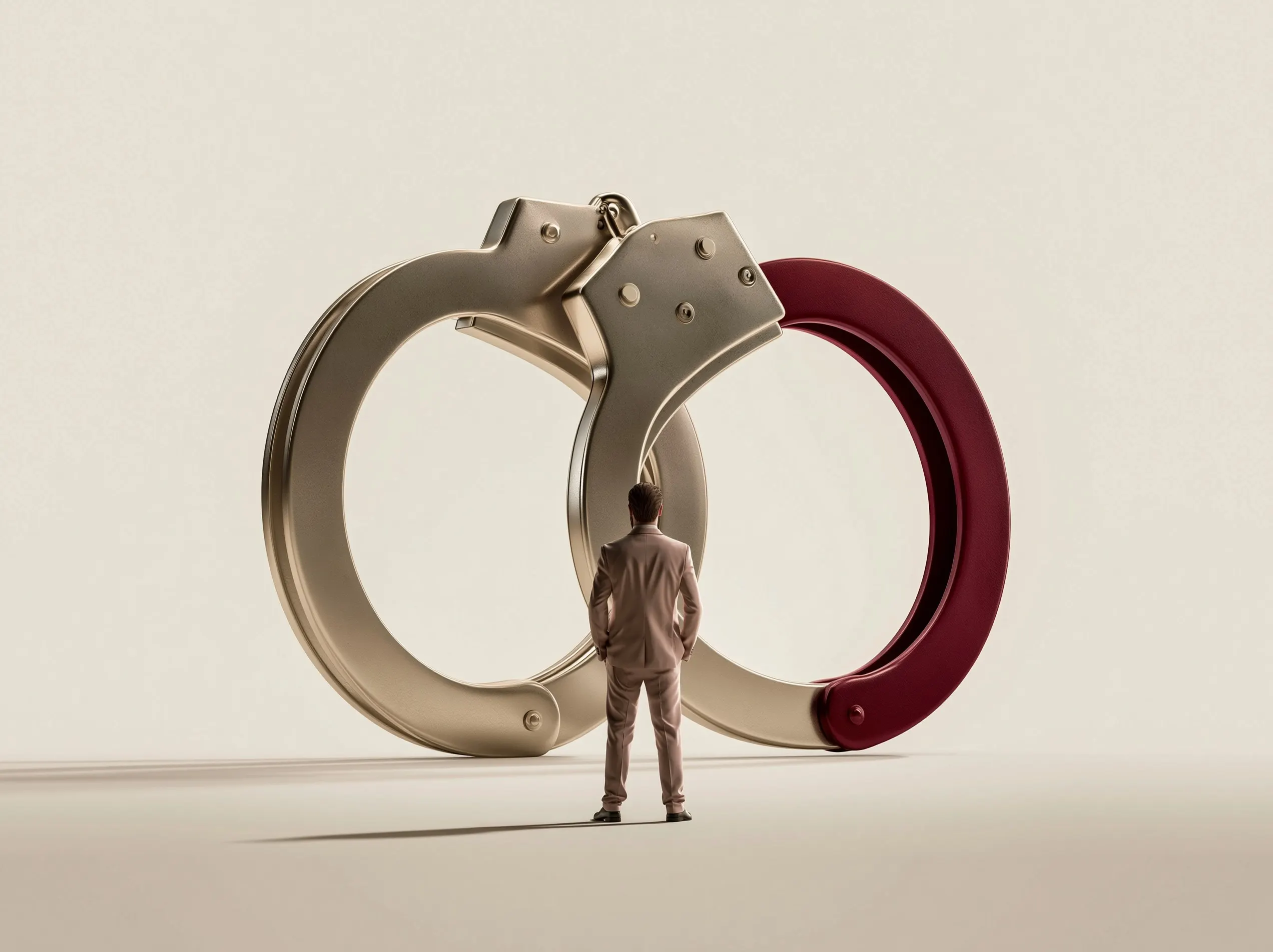 Strafrecht & Wirtschaftsstrafrecht – Handschellen (hell)